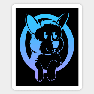 HoP Corgi Logo, dark Magnet